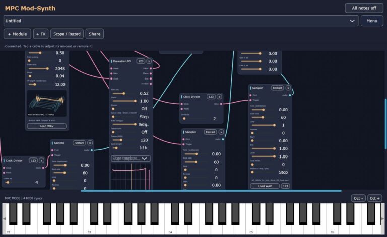 SmallBeat - MPC Mod-Synth patch